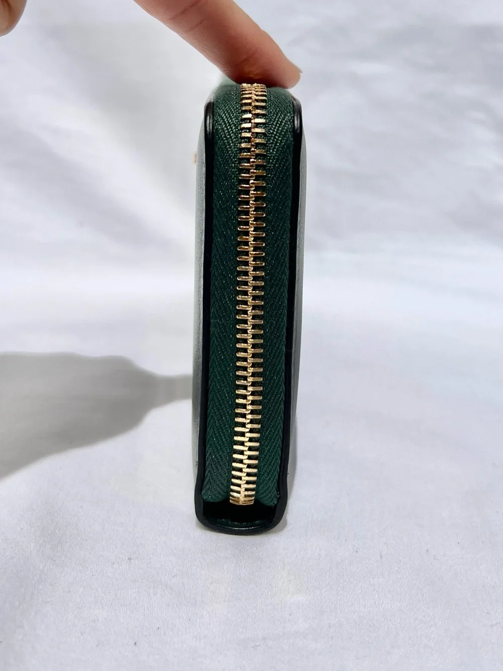 NEW $725 VERSACE Bottle Green Leather GOLD MEDUSA LOGO LargeContinental WALLET